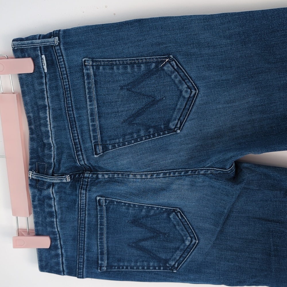 Mother Denim The Looker Ankle Fray Jeans Size 28